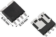 El mosfet asimétrico dual de 60 V está calificado para automóviles